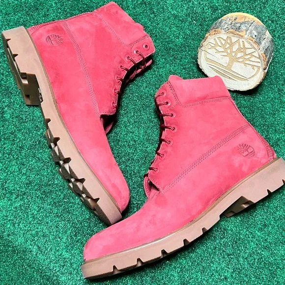 Timberland Men’s 6in waterproof classic dark red boot - Picture 3 of 3
